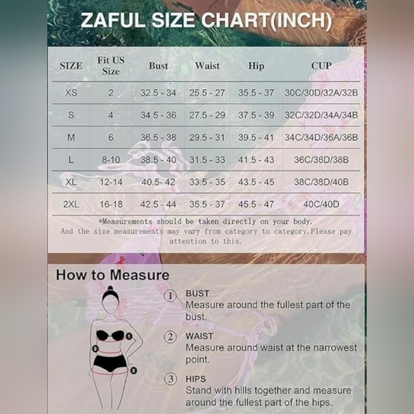 ZAFUL Triangle Fishnet Bikini #435 NWT - Picture 6 of 12